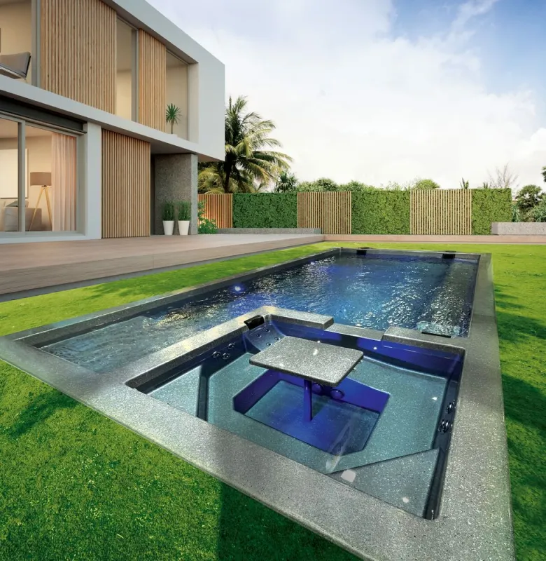 Jacuzzi d'extérieur, Aubagne, Lily Sun Piscine