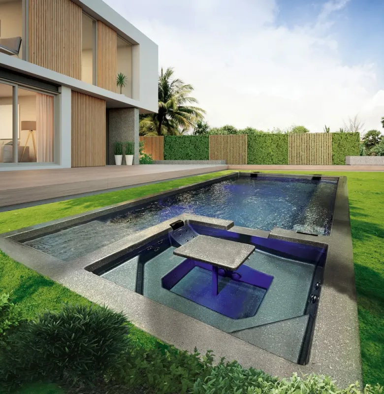 Jacuzzi d'extérieur, Aubagne, Lily Sun Piscine