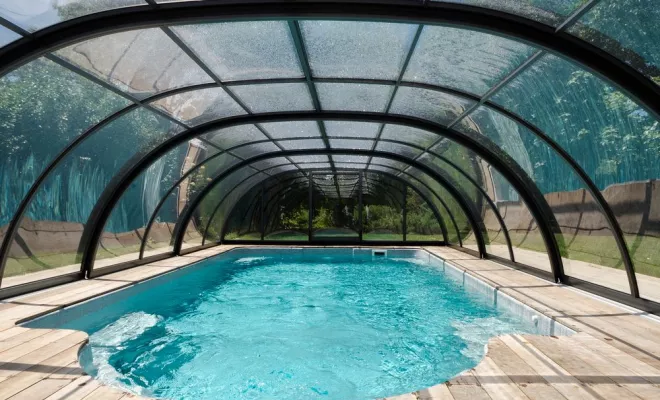 Abri coulissant, hors sol, Aubagne, Lily Sun Piscine